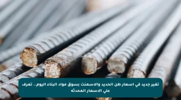 تغير جديد في أسعار طن الحديد والأسمنت بسوق مواد البناء اليوم.. تعرف على الأسعار المحدثة